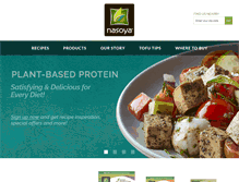 Tablet Screenshot of nasoya.com